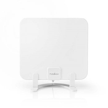 Indoor HDTV Antenna | Active | FM / UHF / VHF | Reception range: 0-25 km | LTE700 | Gain: 30 dB | ABS | White Indoor HDTV Antenna | Active | FM / UHF / VHF | Reception range: 0-25 km | LTE700 | Gain: 30 dB | ABS | White